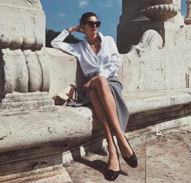 赫本风芭蕾鞋,赫本穿了40年芭蕾鞋