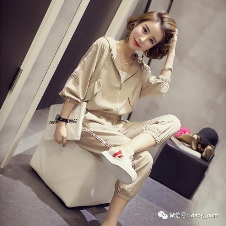 休闲运动套装女款爆款2024新款,潮流穿搭各款气质十足的运动套装