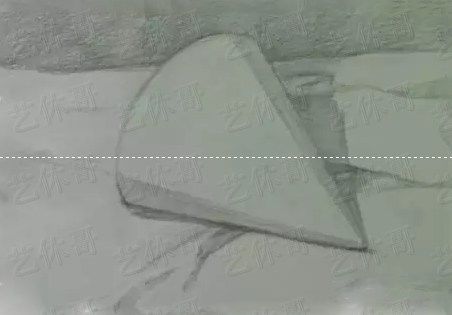 圆锥手绘光影,光影素描圆锥