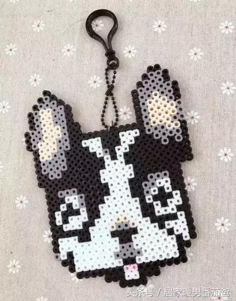 手工活大家一起干,拼豆豆手工教程