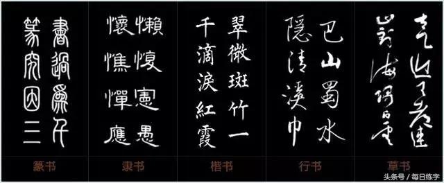 学书法七字口诀,田英章楷书结构口诀85条