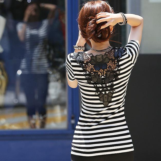 显瘦经典七分袖t恤,大码t恤女胖mm洋气遮肉