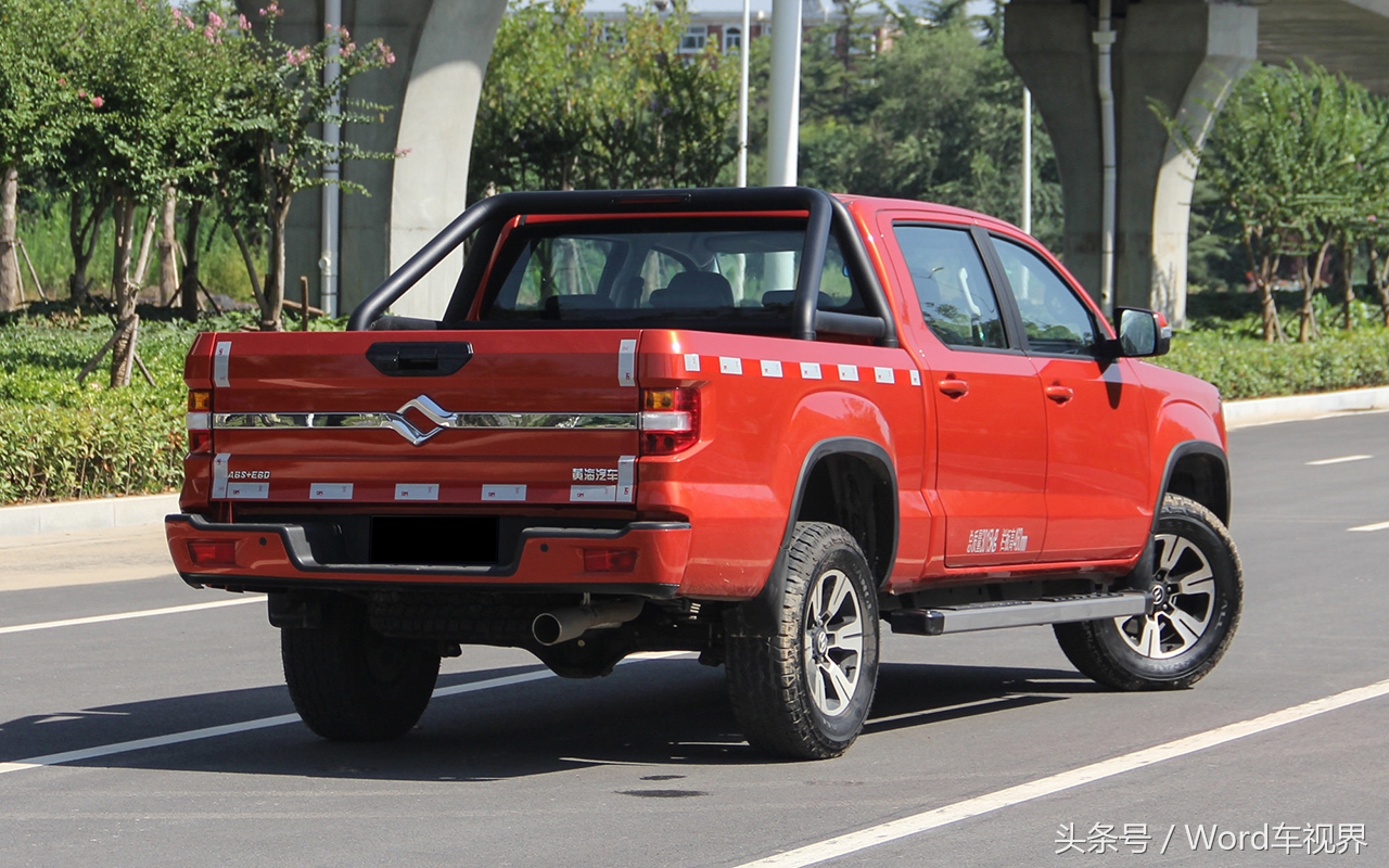 国产猛禽皮卡黄海n3尺寸,黄海n3皮卡2.4t汽油和猛禽对比