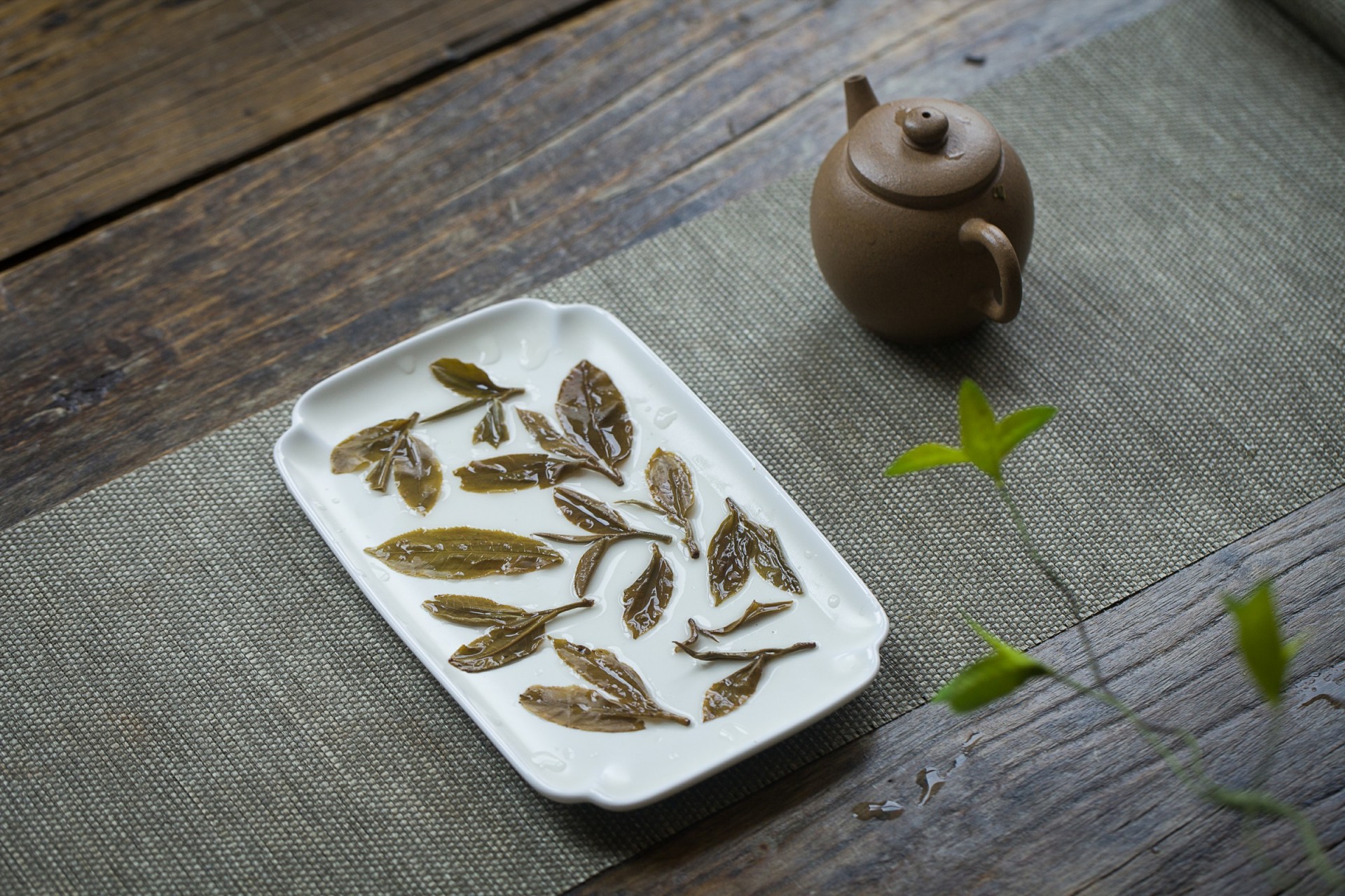 无量山小茶砖,野生大叶普洱茶砖