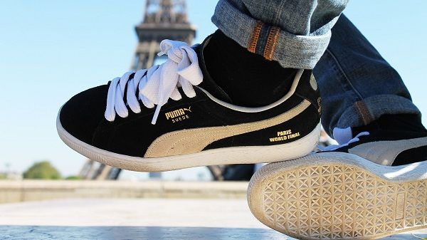 pumasuedeclassic黑色板鞋穿搭,PUMA复古板鞋