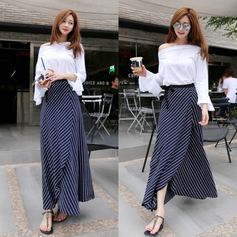 夏季黑色半身长裙的搭配,夏天绿色半身长裙搭配什么上衣