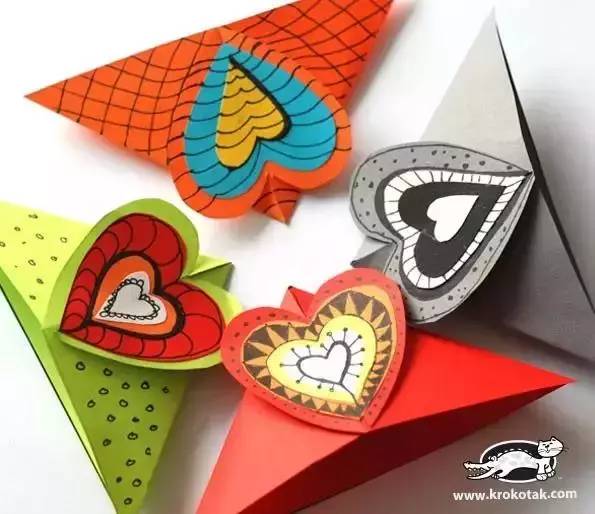 儿童节卡纸手工简单又漂亮幼儿园,卡纸贺卡幼儿园手工