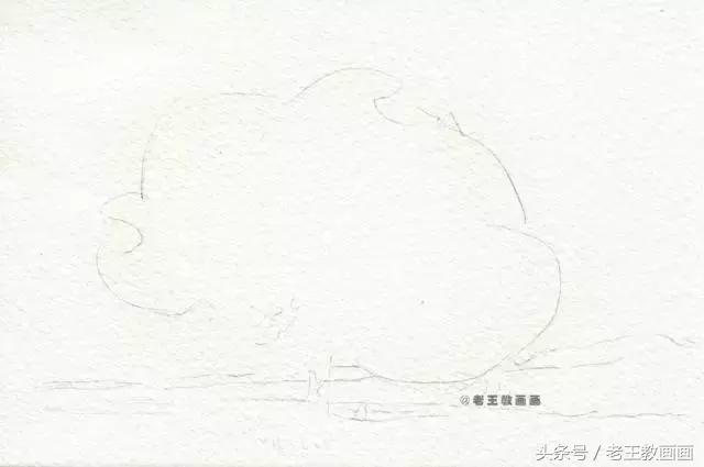 零基础学用彩铅画风景,彩铅画教程入门零基础风景