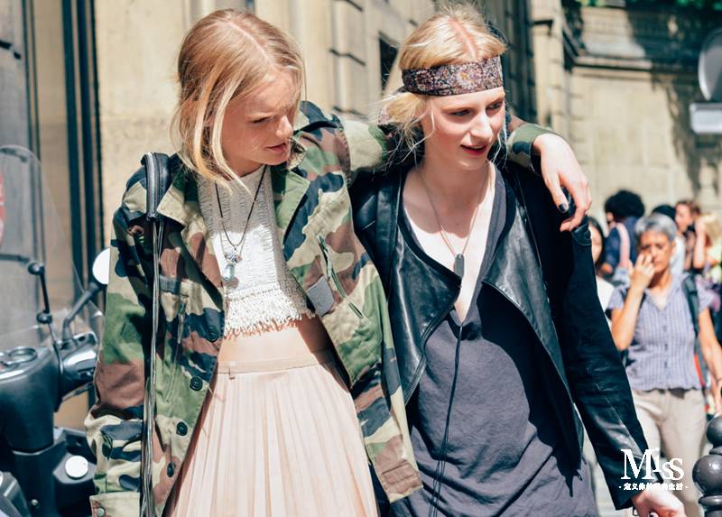 穿搭迷彩元素,迷彩服日常穿搭