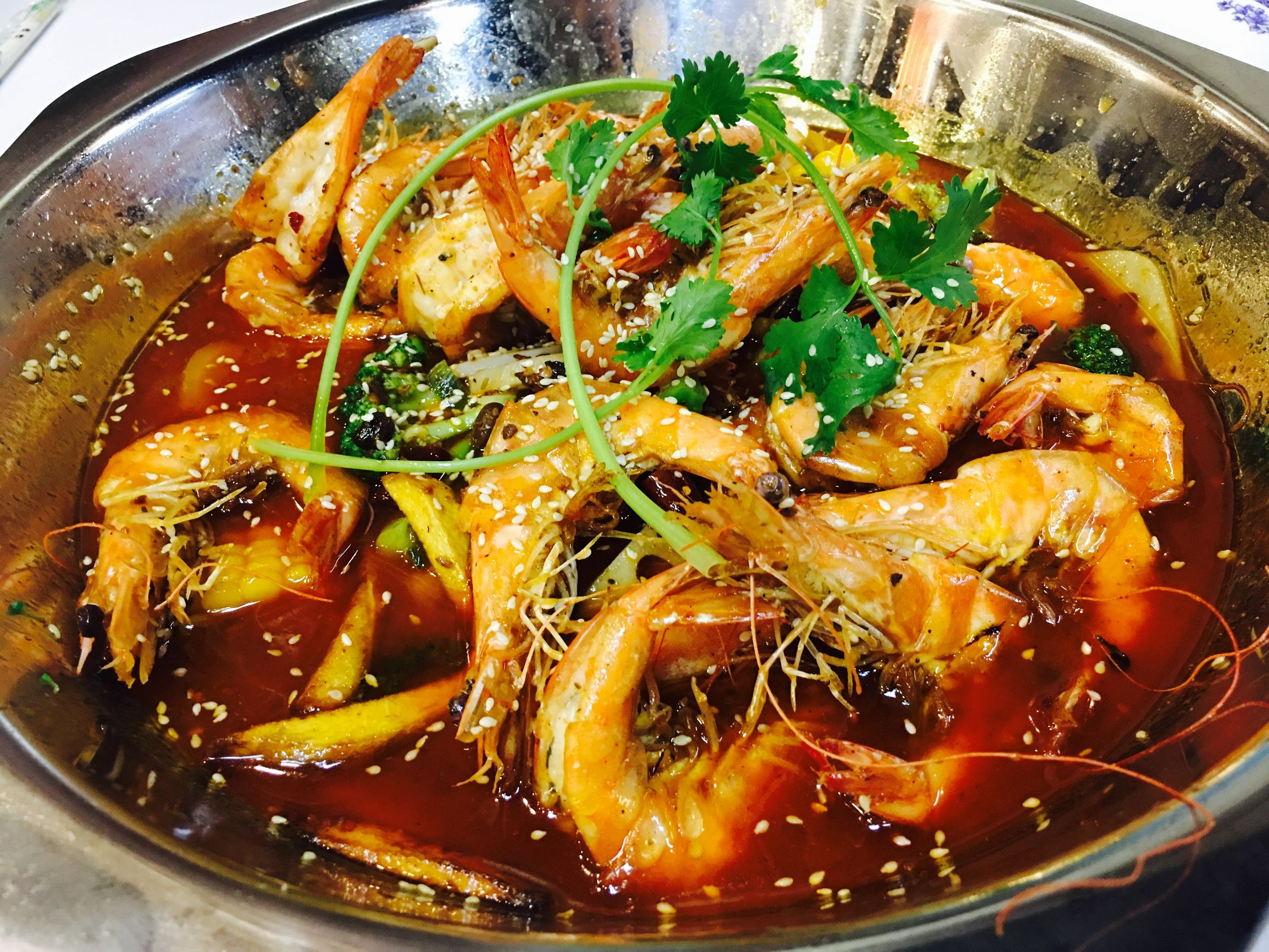麒麟大虾，值得一吃的大虾火锅
