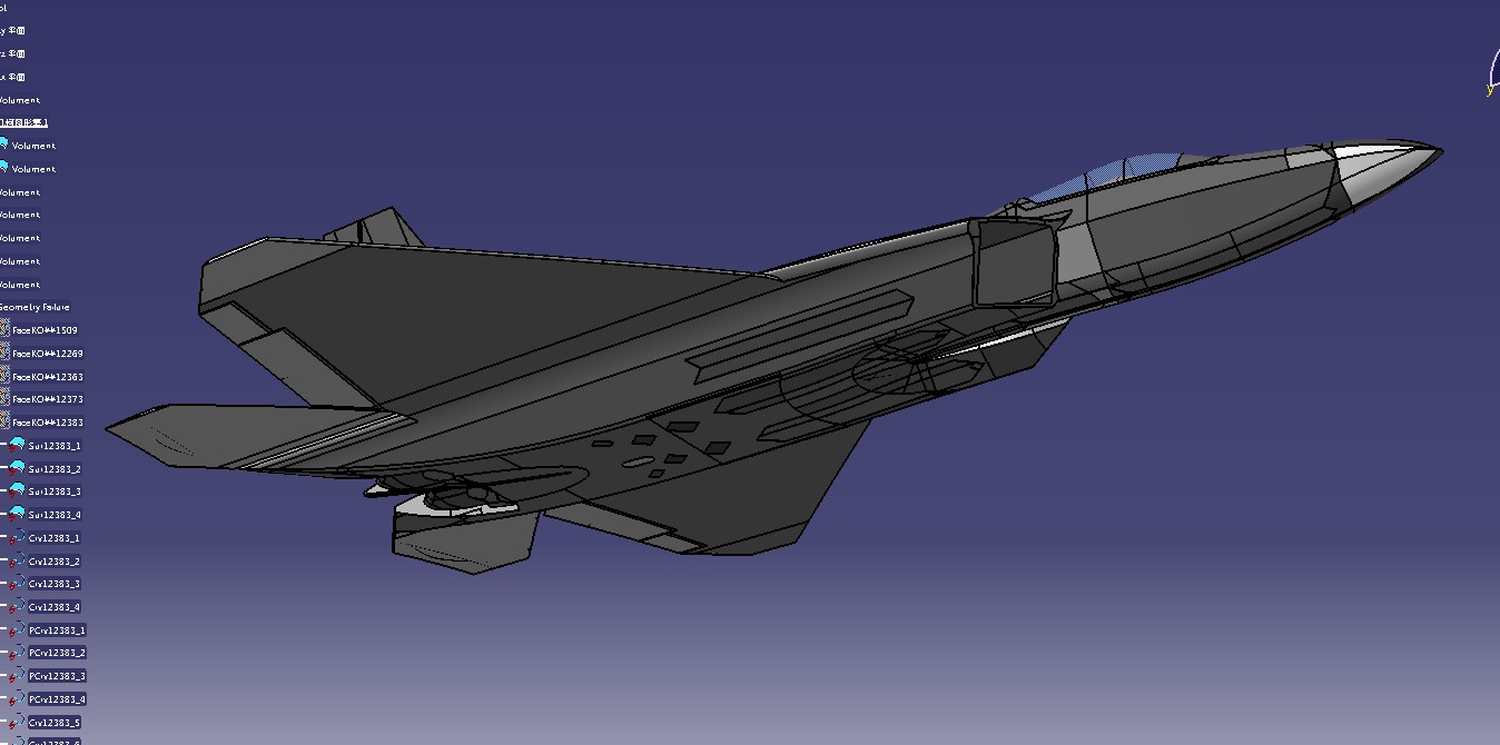 f-22手工制作战斗机模型图纸,f-117隐形战斗机航模图纸