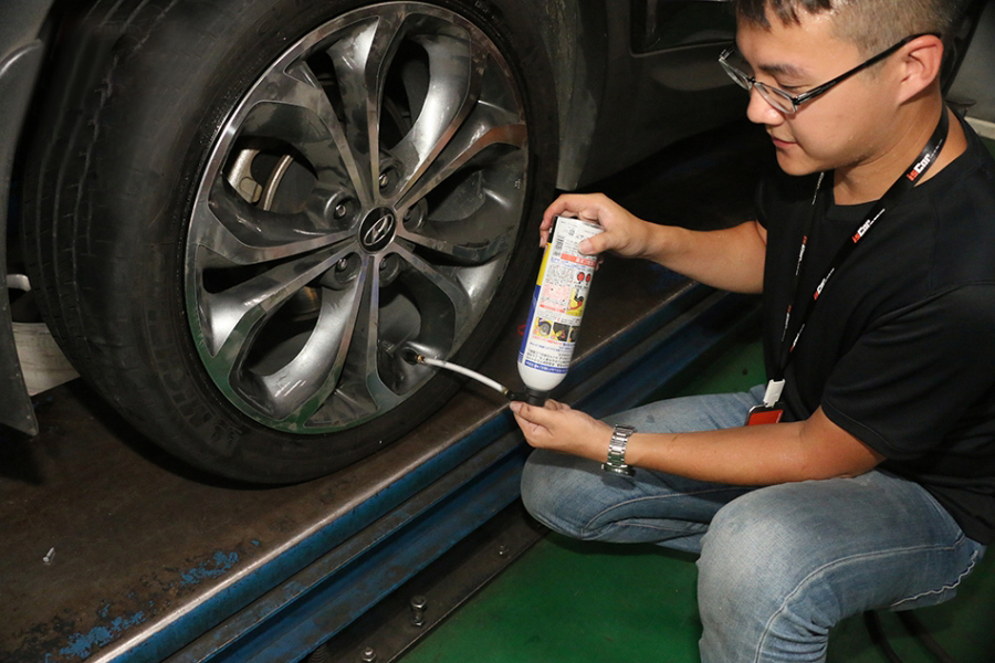 爆胎不严重可以补吗,什么车爆胎了可以自动补胎