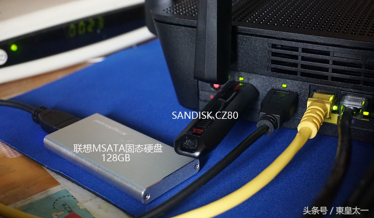 LinksysEA9300无线路由器外接存储设备的读写测试