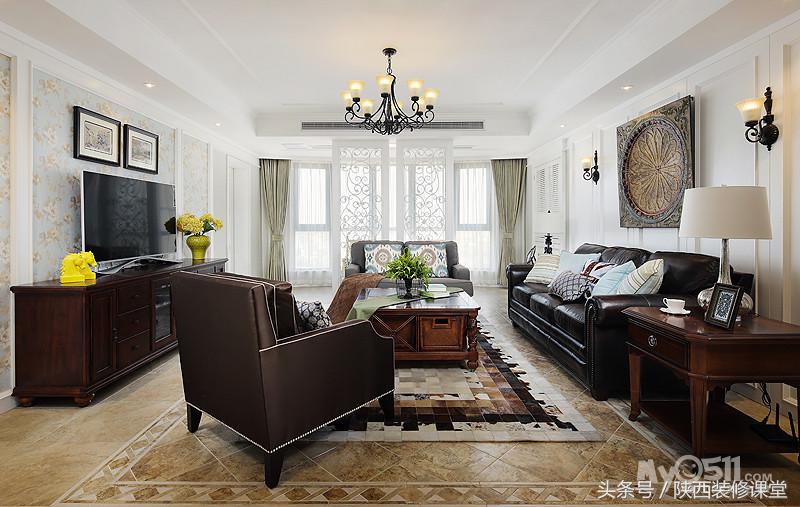 古典美式风格200平,美式轻奢风格装修200平