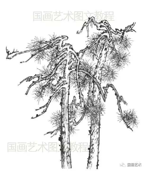 山水画教程零基础入门,水墨山水画技法入门教程