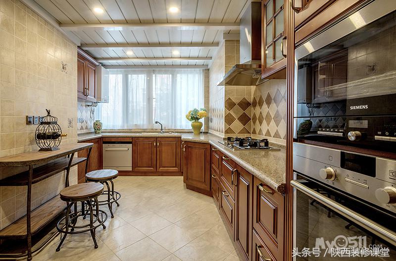 190平方装现代美式风格要多少钱,180平复式现代美式