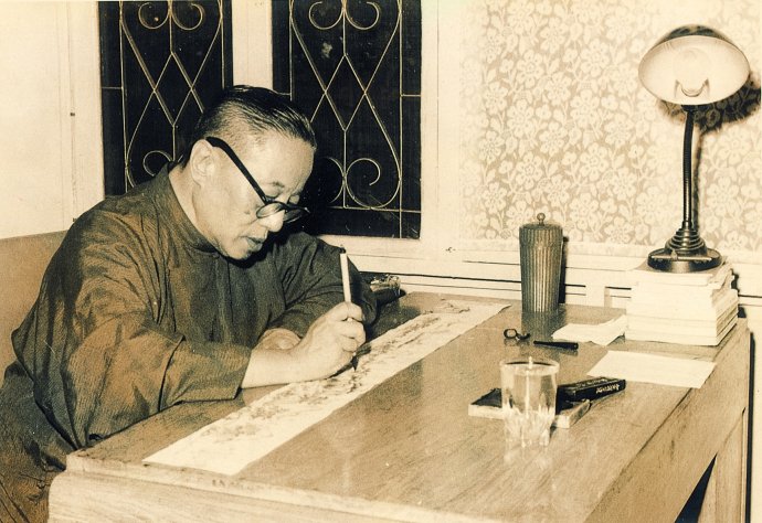 中国最后一任皇帝的字画,中国最后的文人画大师