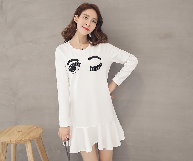 连衣裙大码宽松不收腰,大码冬季慵懒感连衣裙