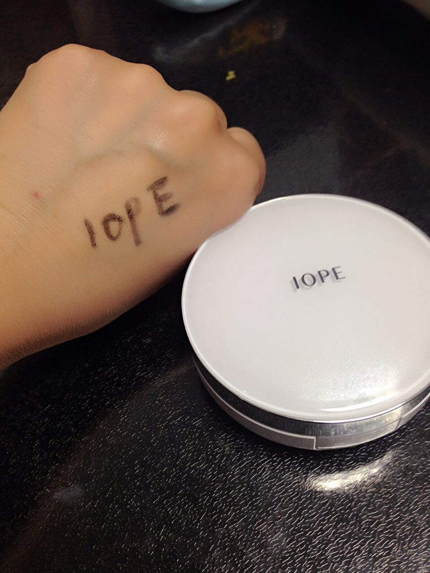 iope气垫遮瑕款测评,iope气垫粉底霜