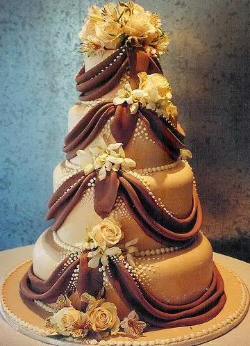 简单的婚礼蛋糕图片大全,最好看的婚礼蛋糕图片