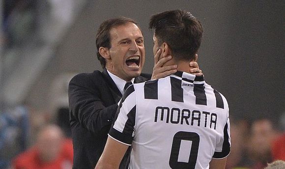 面对皇马踢得最卖力的旧将莫拉塔,莫拉塔前锋