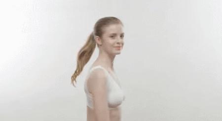 戴了这么多年头盔终于派上用场了,穿bra可以改变胸下垂吗