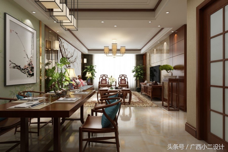 聪明人装修风格,中式的家装修