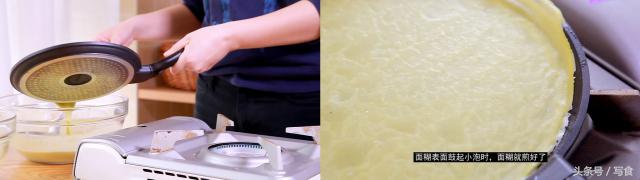 吃七彩千层蛋糕,网红七彩千层蛋糕