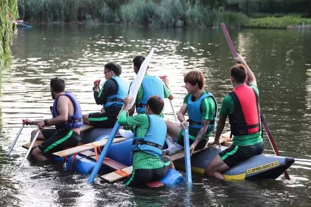 拉练日记,自制皮划艇比赛