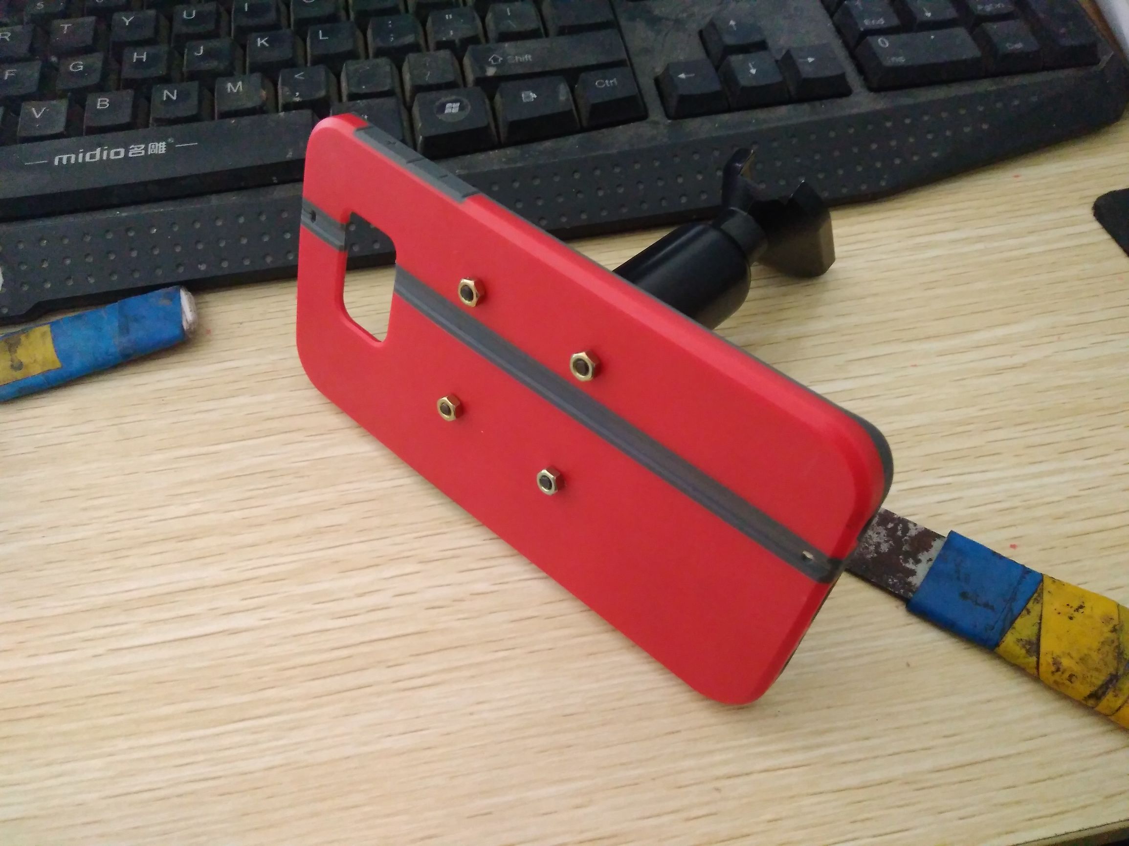 后视镜行车记录仪自制支架,后视镜无痕转换行车记录仪支架