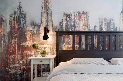 玻璃墙卧室,透光隔音的玻璃墙卧室