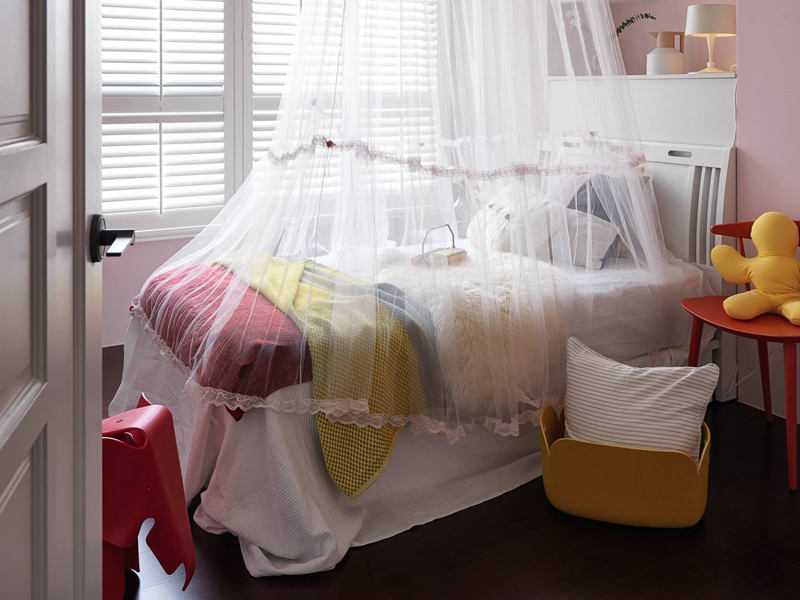 广州水韵蓝湾135平装修实景图,日式两居室造价15万,温馨