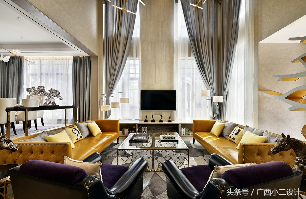 房屋装修风格效果图餐厅客厅一体,各种房间风格装修效果图