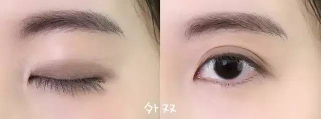 一个内双一个多眼皮眼妆教程,适合单眼皮内双眼妆正确画法