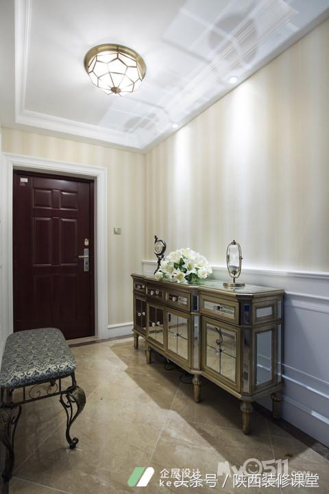 10万美式经典装修三室两厅,130平方房子美式轻奢装修20万