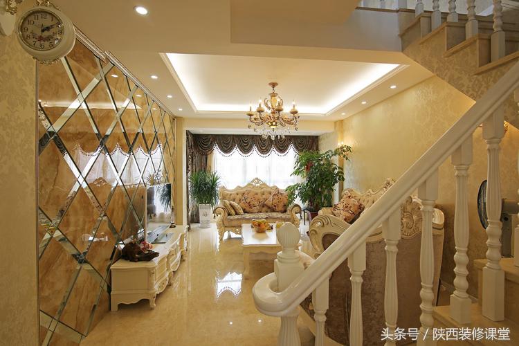 120平3室2厅2卫简欧,117平米3室2厅2卫装修全屋15万