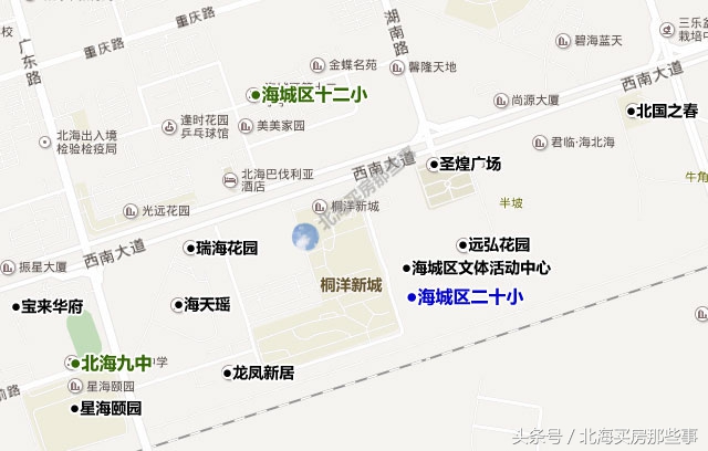 北海最好的小学对应的楼盘,广西北海热销的学区房