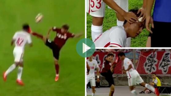 中超球员野蛮踢人引英媒关注调侃:空手道式爆头适合科斯塔去踢