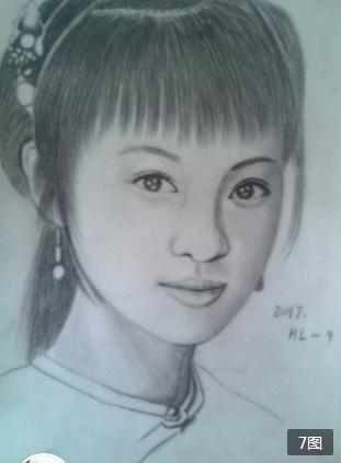 素描明星头像高清图片,很丑但一眼能认出的明星素描