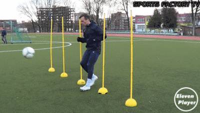 足球训练组合教学视频,足球训练组合动作