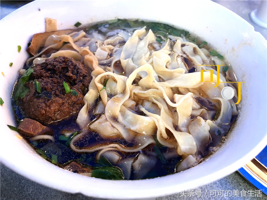 镇江大华面馆赤豆糊,镇江金山寺大华锅盖面