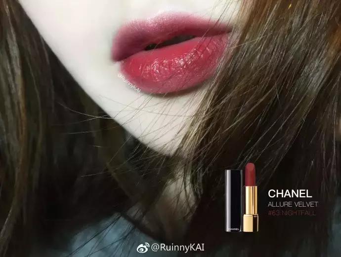 2020适合秋冬十款口红chanel,chanel丝绒口红61号色