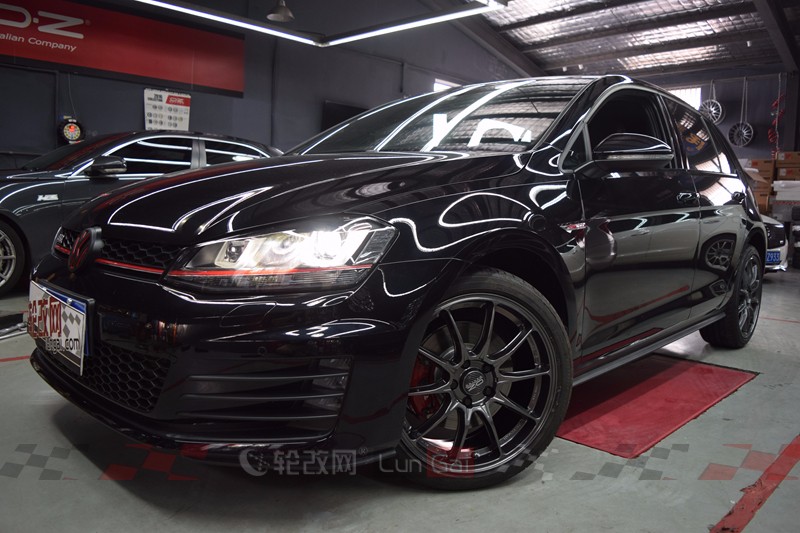 高尔夫7.5代gti19寸轮毂,大众高尔夫7.5代gti改装