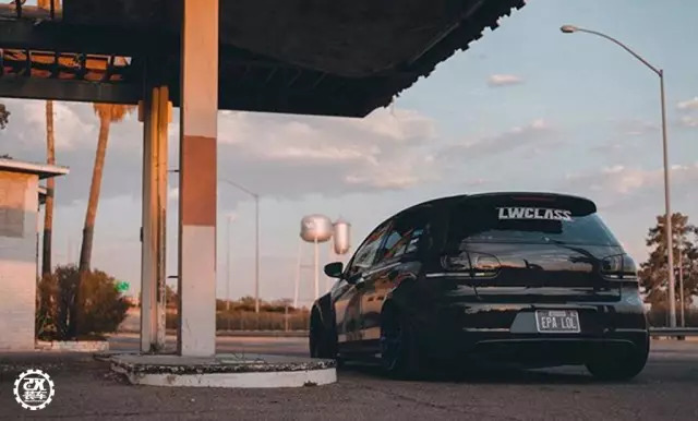 gti改7.5代高尔夫gti大灯,改了十几万的高尔夫gti