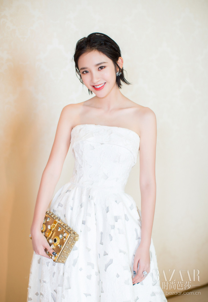 唐艺昕刘海短发,唐艺昕的短发造型