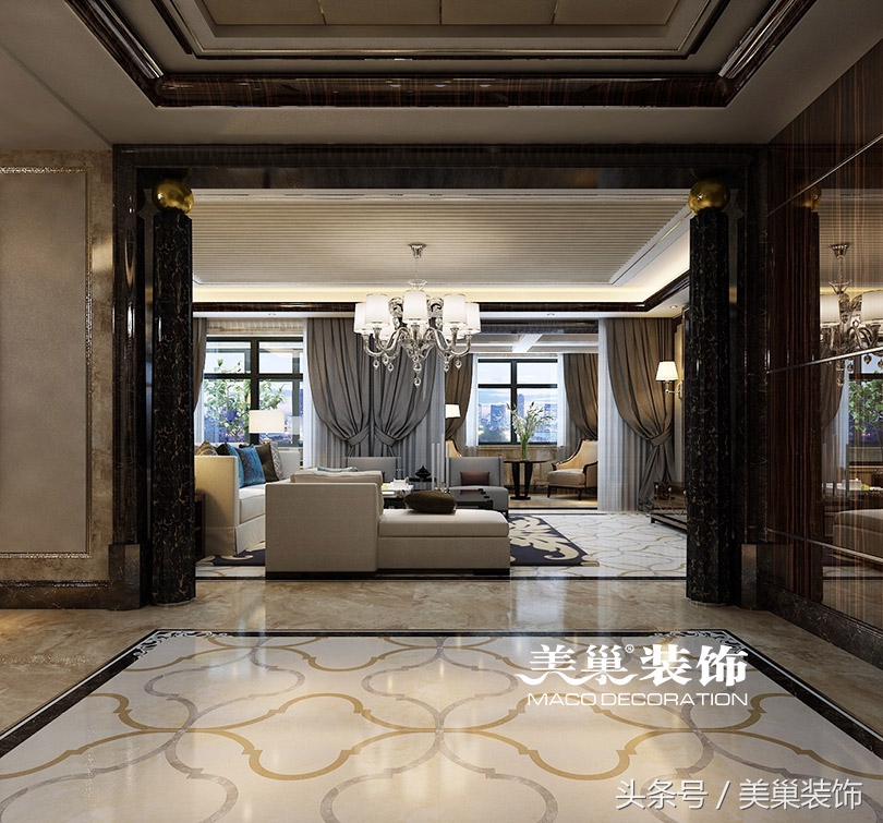 郑州林溪湾别墅装修效果图,郑州林溪湾叠拼别墅