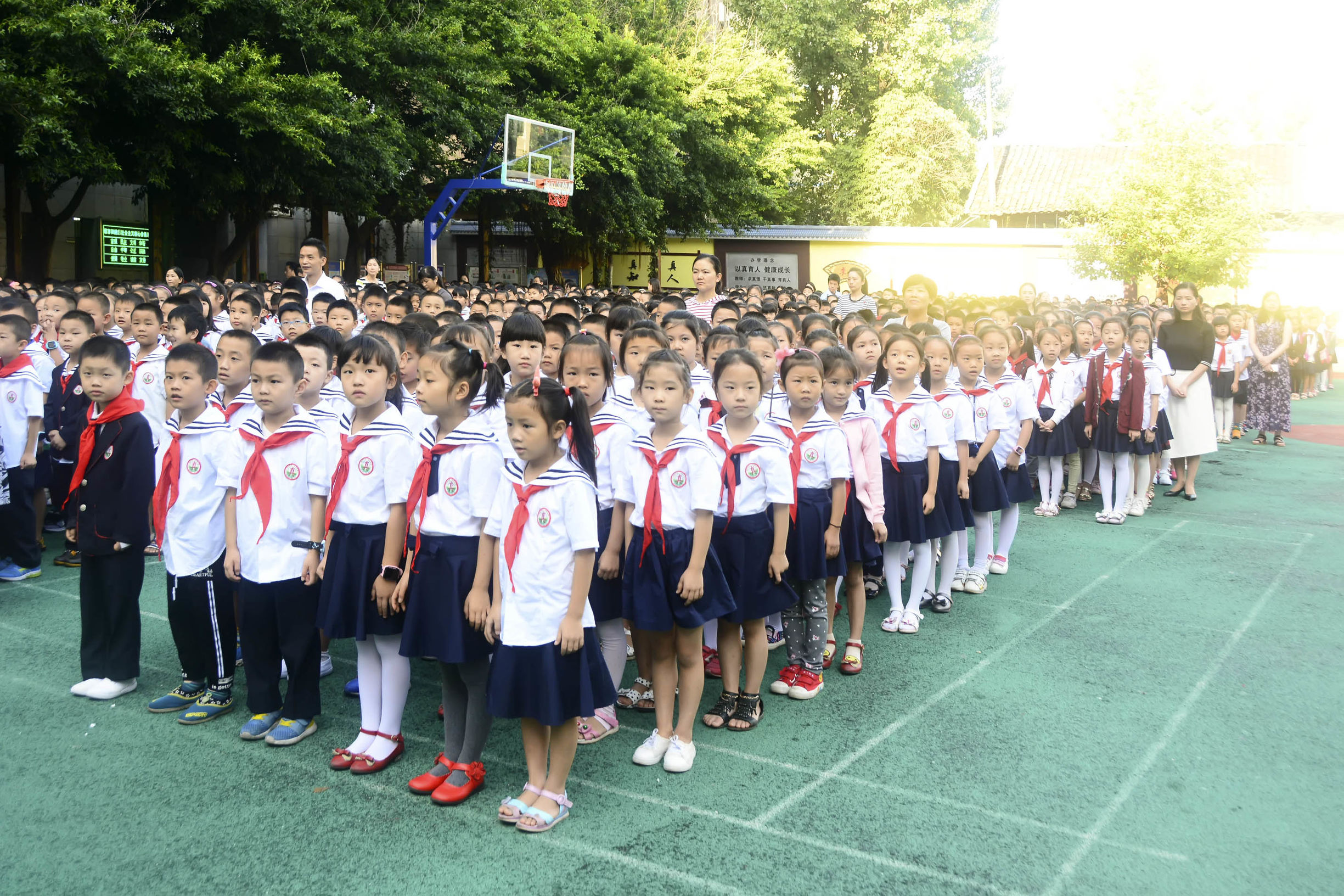 三小学校升旗仪式,城区三小升旗仪式正规视频完整版