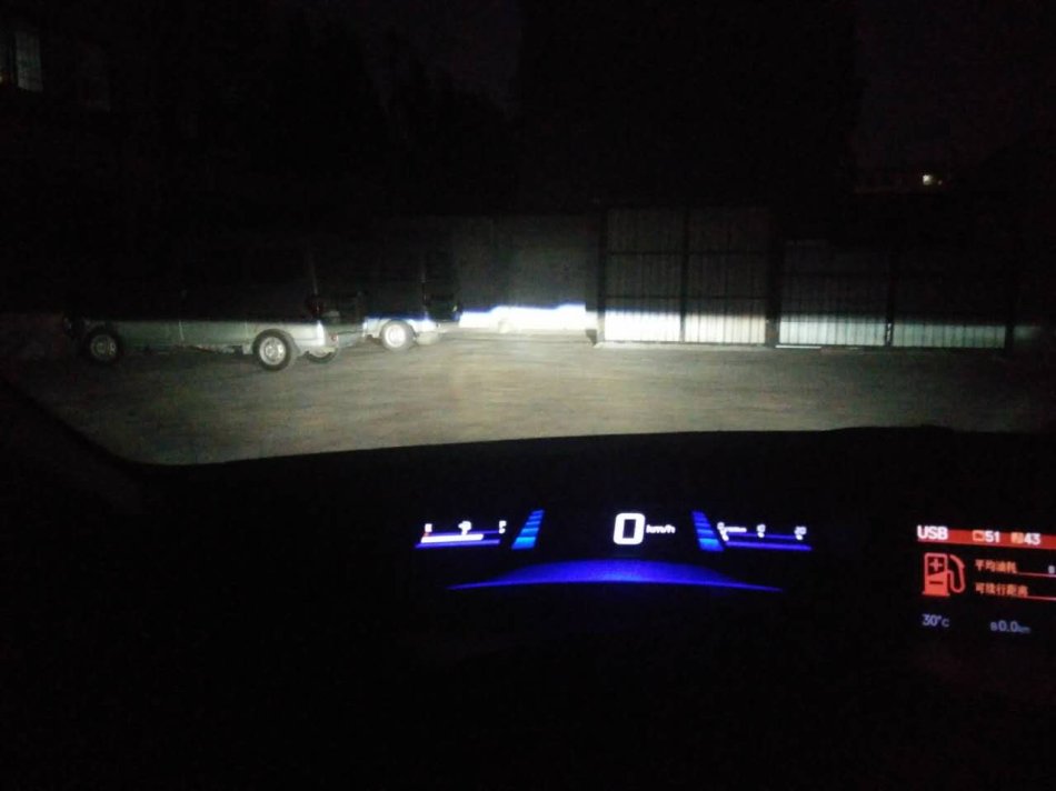 北极星车灯改造,北极星改灯图片