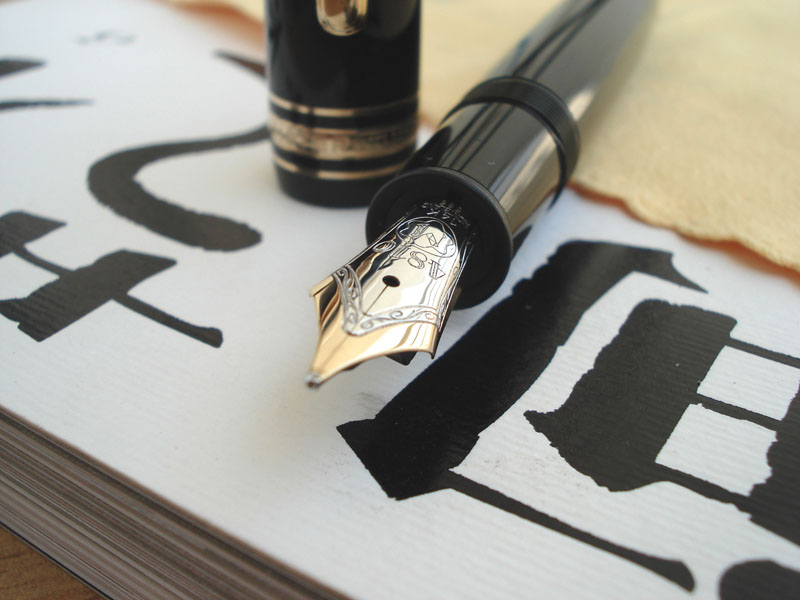 钢笔如何打磨适合书写汉字,钢笔刮纸的最佳方法