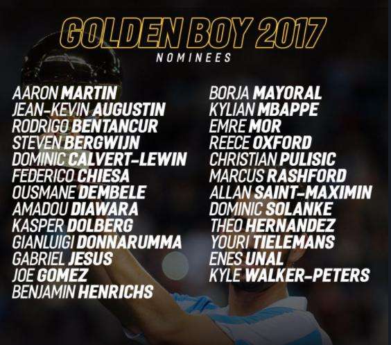 足球历史金童奖排行榜,足球金童奖能获得几次